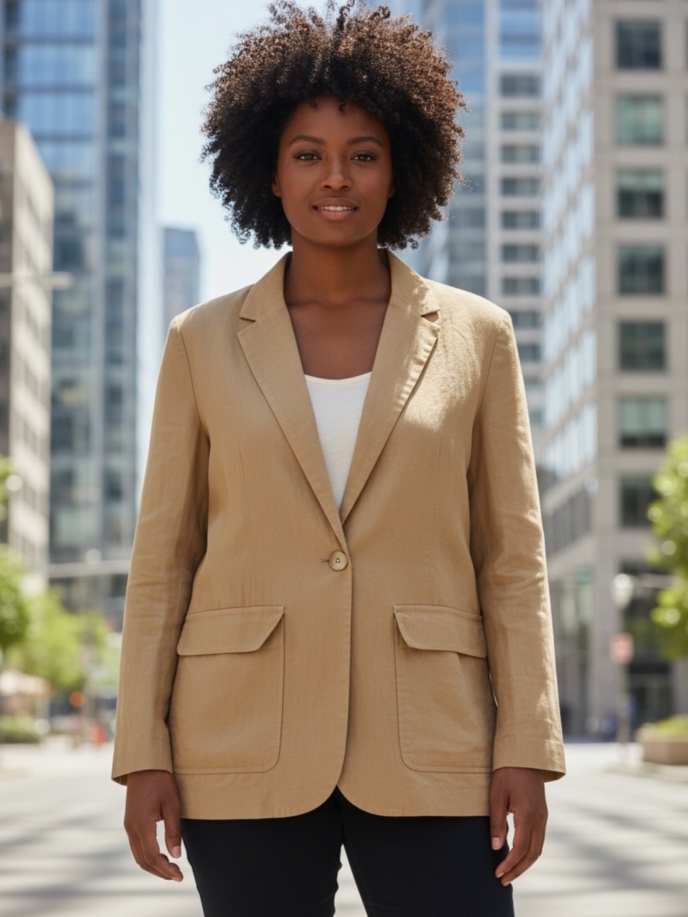Alex Mill Billie blazer in khaki paper Cotton size XXL